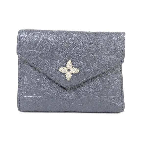 LOUIS VUITTON Navy Monogram Wallet - Picture 1 of 6